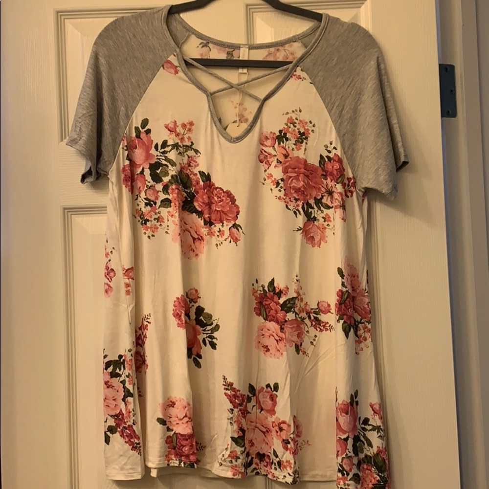 Pinkblush Floral Maternity Top